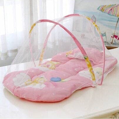 Moustiquaire Lit Bébé flexible - Rose - Chambre de Bébé Idéale
