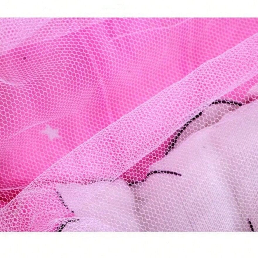 Moustiquaire Lit Bébé flexible - Rose - Chambre de Bébé Idéale