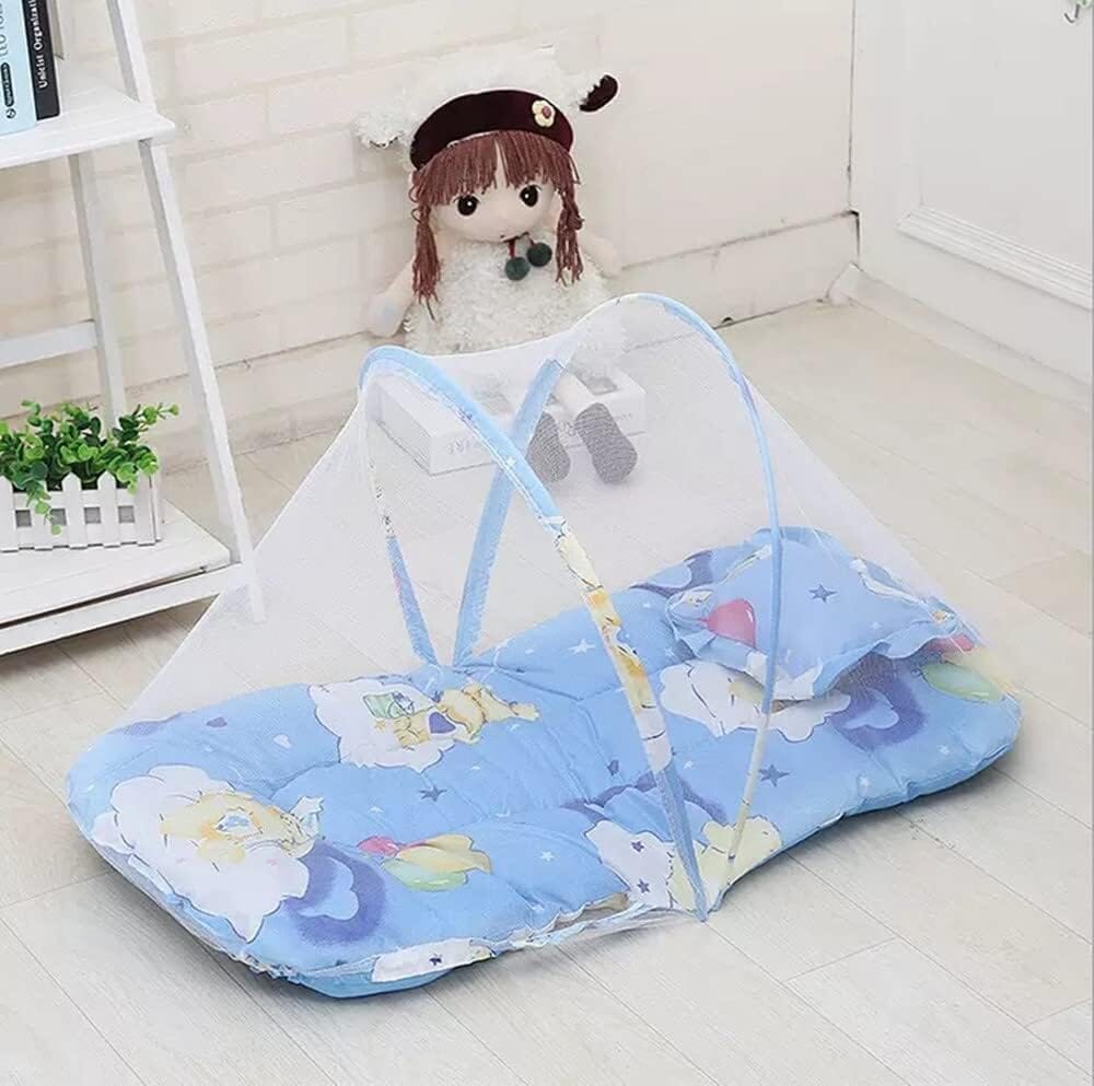 Moustiquaire Lit Bébé - SleepNest™ - Bleu - Chambre de Bébé Idéale