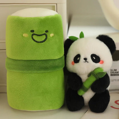 Peluche panda en bambou de 10 cm - Chambre de Bébé Idéale