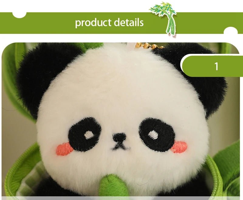 Peluche panda en bambou de 10 cm - Chambre de Bébé Idéale