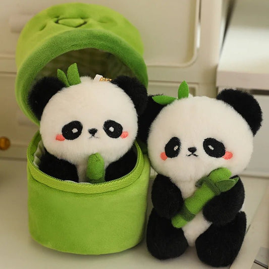 Peluche panda en bambou de 10 cm - Chambre de Bébé Idéale