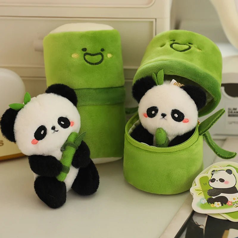 Peluche panda en bambou de 10 cm - Chambre de Bébé Idéale