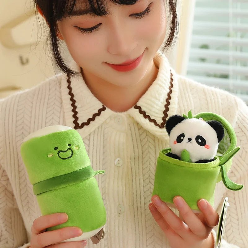 Peluche panda en bambou de 10 cm - Chambre de Bébé Idéale