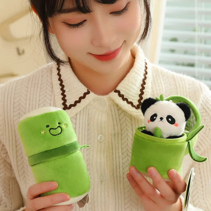 Peluche panda en bambou de 10 cm - Chambre de Bébé Idéale