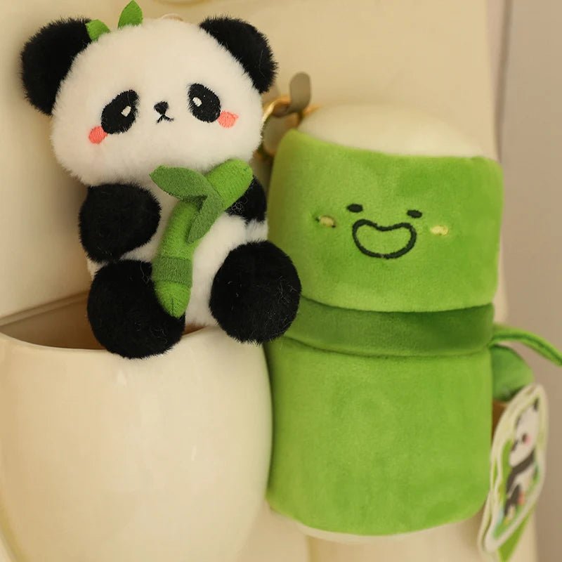 Peluche panda en bambou de 10 cm - Chambre de Bébé Idéale