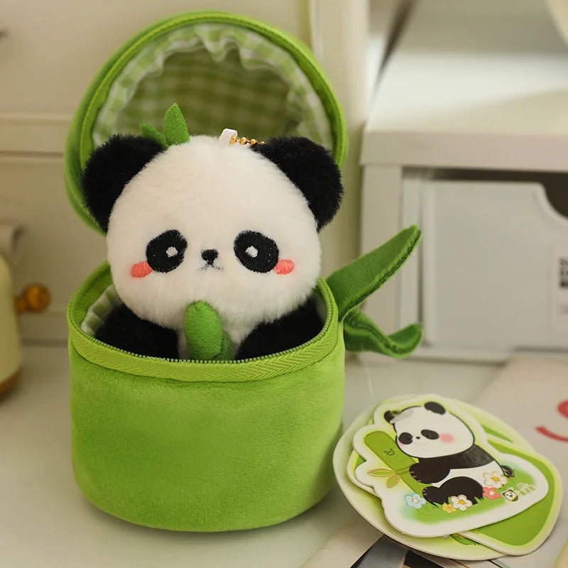 Peluche panda en bambou de 10 cm - Chambre de Bébé Idéale