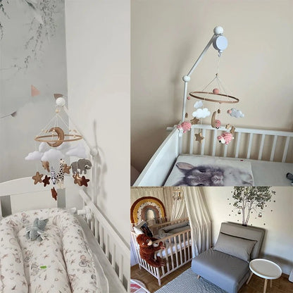 Support de mobile bébé en bois - Chambre de Bébé Idéale