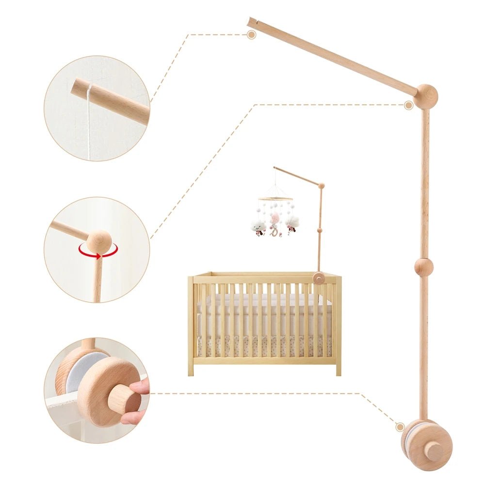 Support Mobile bébé 0 à 12 mois - Chambre de Bébé Idéale