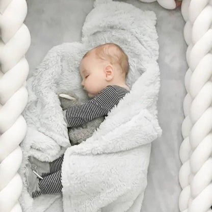 Tour de lit bébé Confortable blanc mage bebe- Chambre de Bébé Idéale