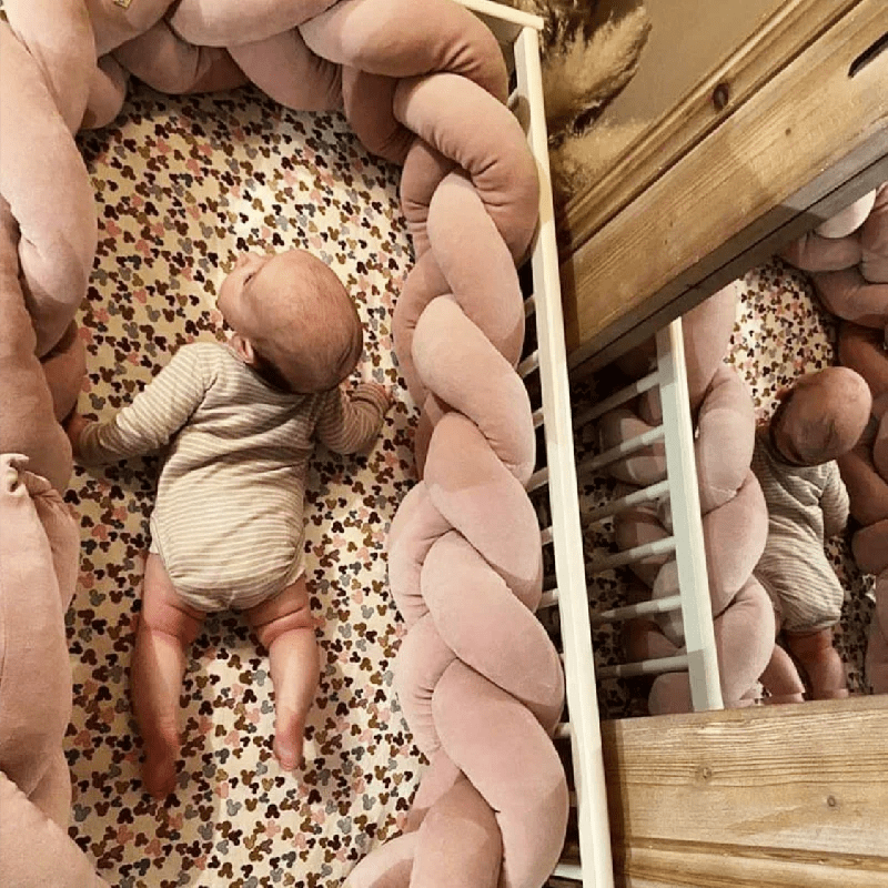 Tour de lit pour bebe Coton doux - Chambre de Bébé Idéale