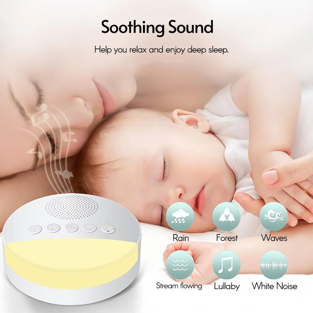 Veilleuse bébé avec machine à bruit blanc - Chambre de Bébé Idéale