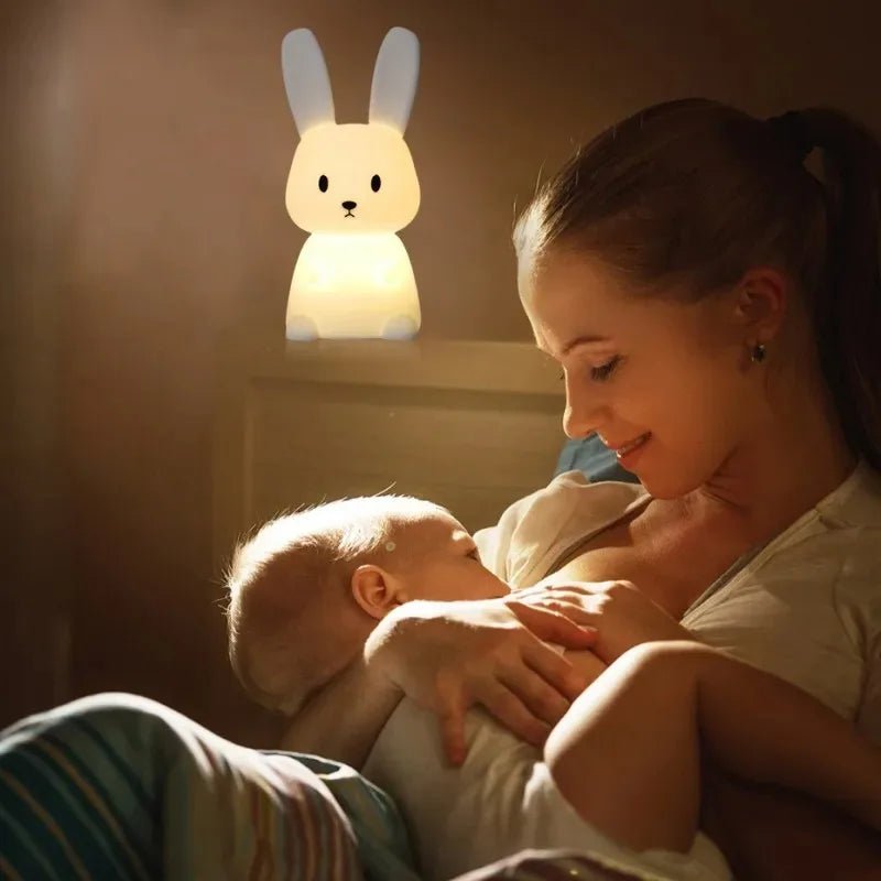 Veilleuse bébé LED en silicone - Chambre de Bébé Idéale