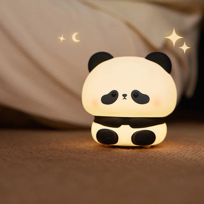 Veilleuse LED Panda en silicone - Chambre de Bébé Idéale