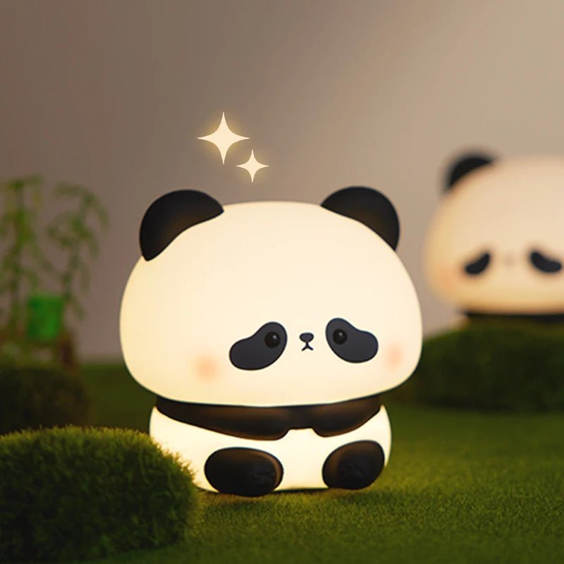 Veilleuse LED Panda en silicone - Chambre de Bébé Idéale