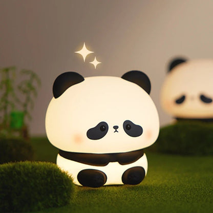 Veilleuse LED Panda en silicone - Chambre de Bébé Idéale