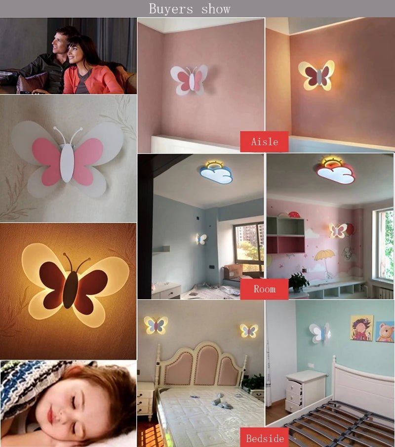 Veilleuse murale LED nordique - Chambre de Bébé Idéale